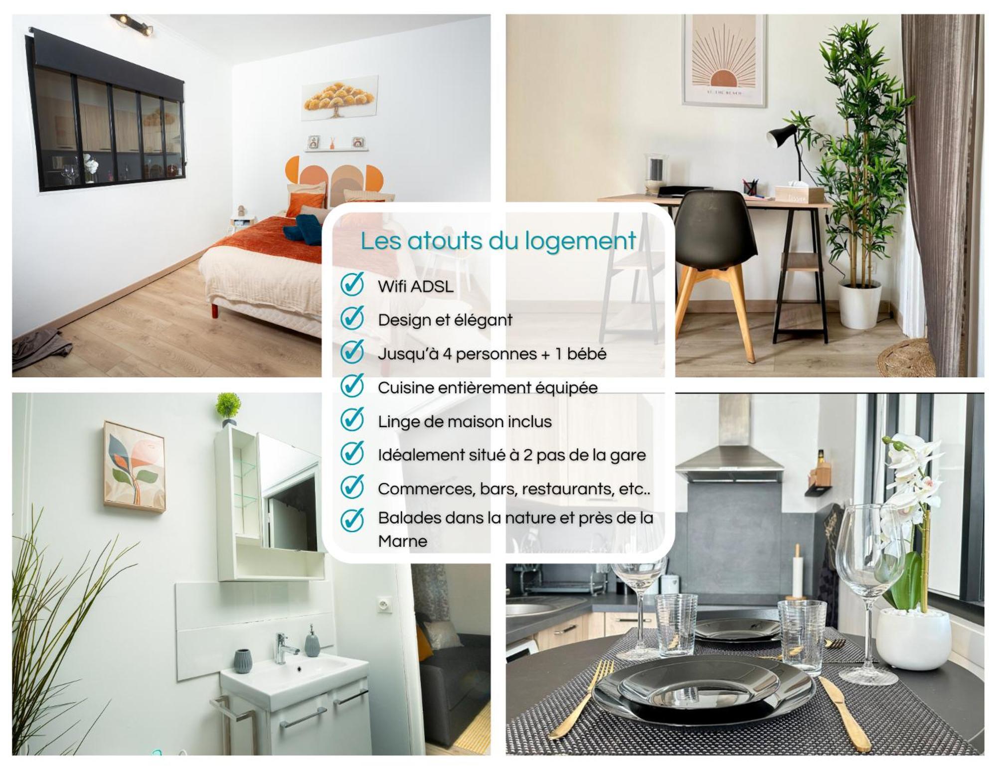 Le Cocon Douillet - 5" De La Gare - Wifi - Acces Direct Paris & Disneyland Jouarre Extérieur photo
